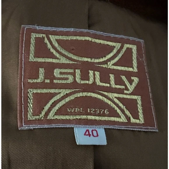 VINTAGE 70’s Fringe J. SCULLY Suede Jacket sz 40 - Picture 15 of 16